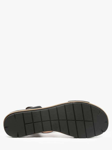 Sandalen Uit Leder Tamaris Zwart accessoires 42 ander zicht 4